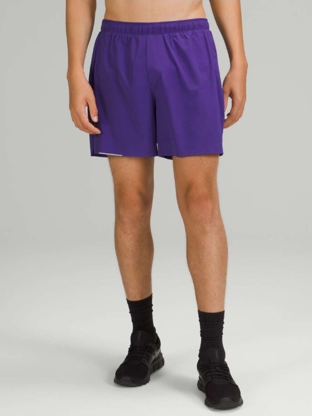 MENS Lululemon Surge Lined Short 6" Petrol Purple Size M